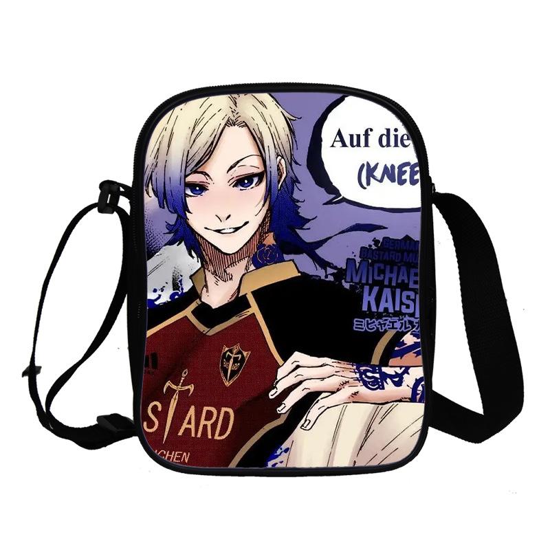 Neue Blaue Gefängnis Animation Peripherie 3D Vollfarbdruck Tragbare Umhängetasche Teenager Crossbody Tasche