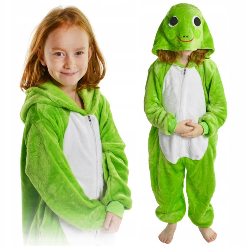 Children's pajamas frog onesie jumpsuit kigurumi children's disguise 122-128 Onesie children 001pcN frog - 122-128