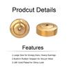 4PCS Alloy Earring Backs Stoppers Earnuts Stud Earring Stopper Back Plugs for DIY Jewelry Findings Accessories Making