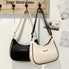Fashionable And Minimalist Crossbody Bag, Trendy Color-Blocked Shoulder Bag