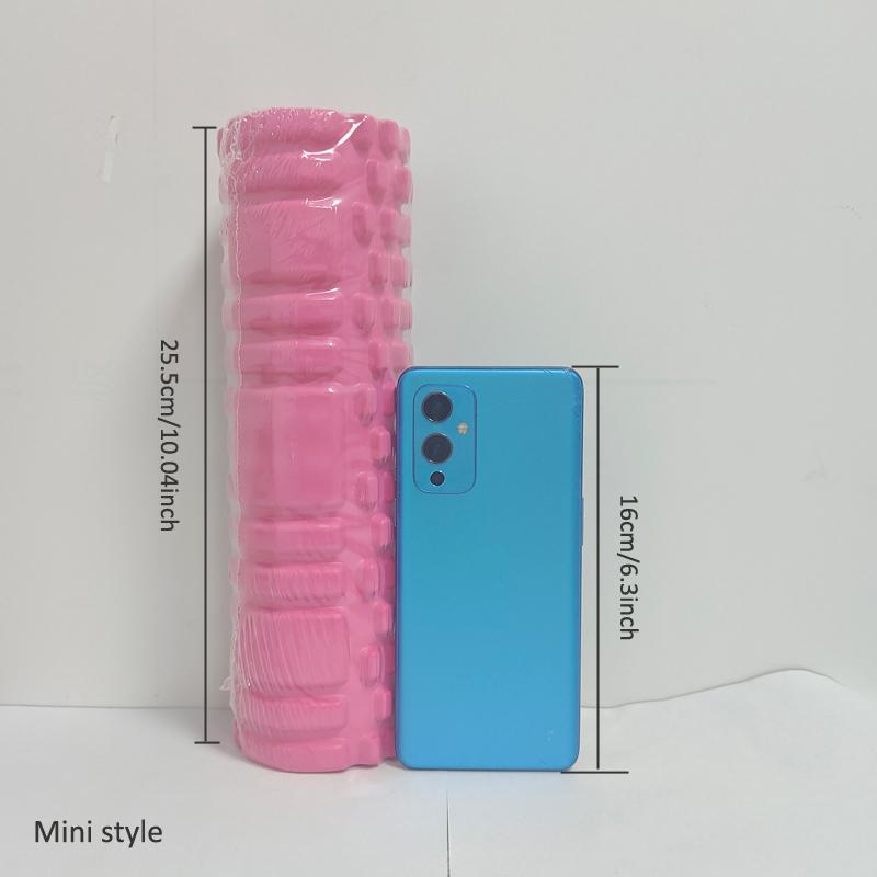 1 Adet Mini Boyutlu Sırt Yoga Blok Çubuğu Vücut Köpük Silindiri Masaj Kolonu Ekipmanı Fitness Pilates Spor Salonu Kas Gevşetici Fitness Ekipmanı