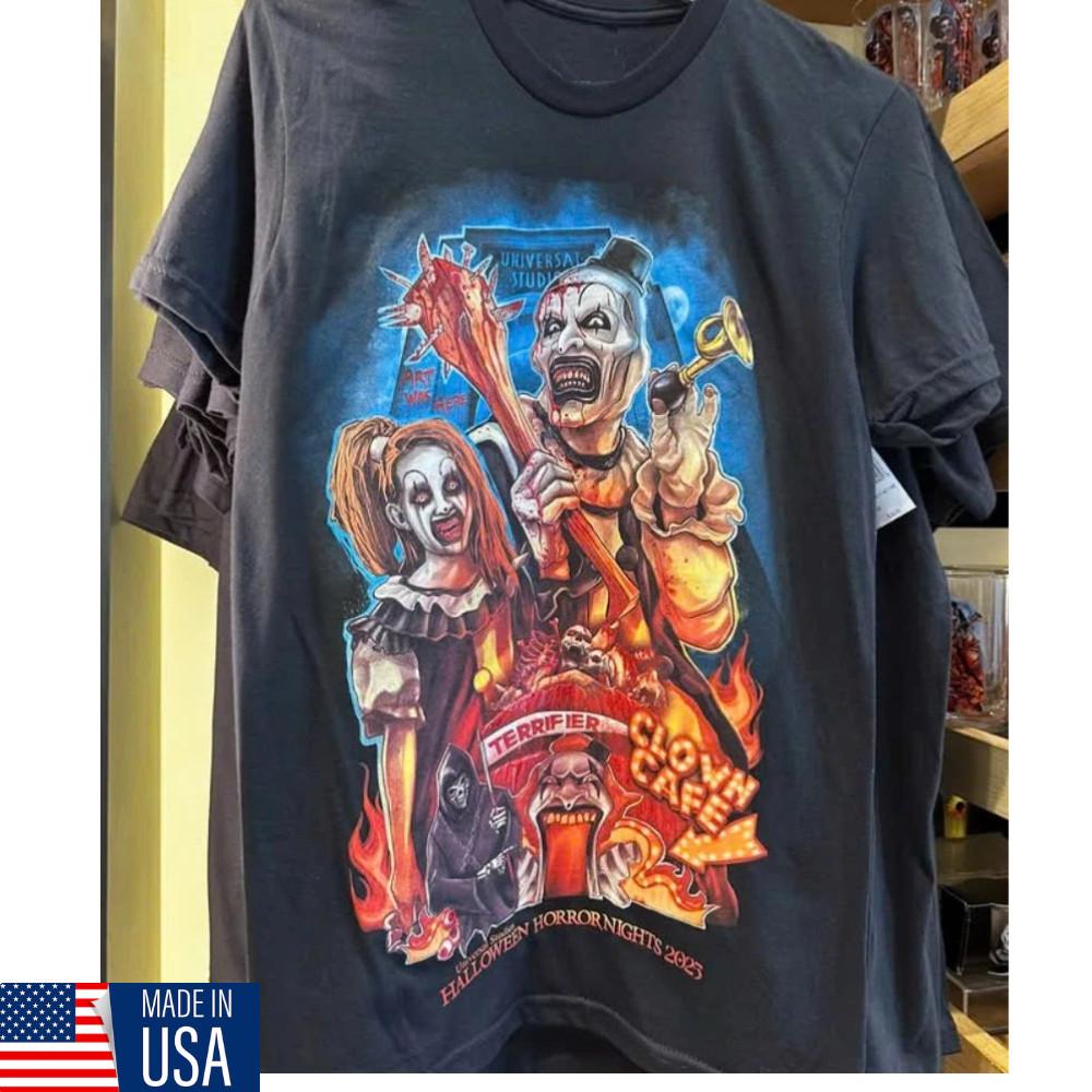 Reprint Universal Studios HHN Halloween Horror Nights 2025 Terrifier Shirt S