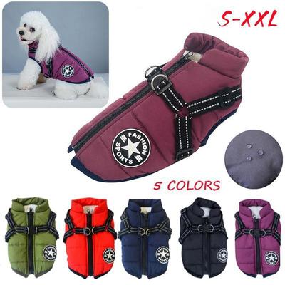 Pet Dog Clothes Winter Super Warm Jacket Thicker Cotton Coat Waterproof For Small Medium For Dogs Puppy Yorkshire Outfit