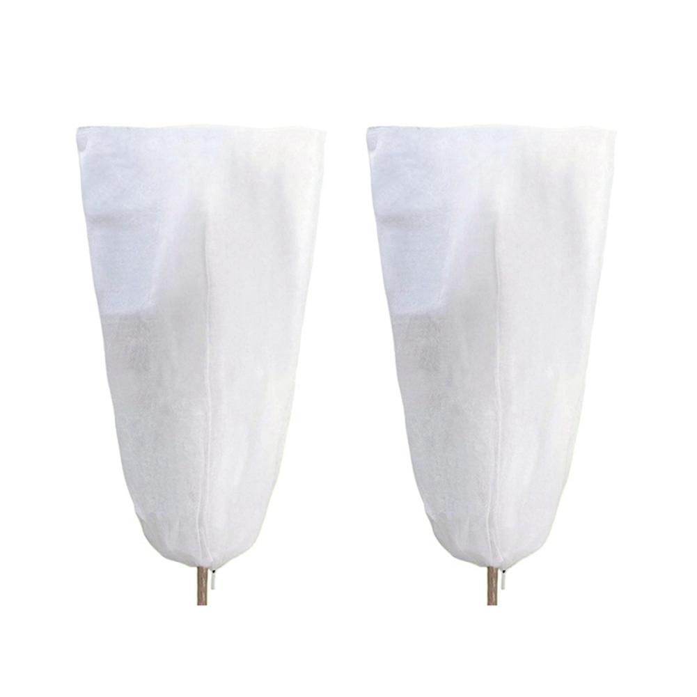 2pcs Plant Non-Woven Fabric Protective Cover Frost Freeze Protection Cover