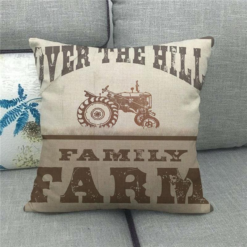 Farm Animals: Cows Sheep Pigs Chickens Digital Printing Short Plush Pillow Covers For Car Sofa Office Cushion Cover Home Goods