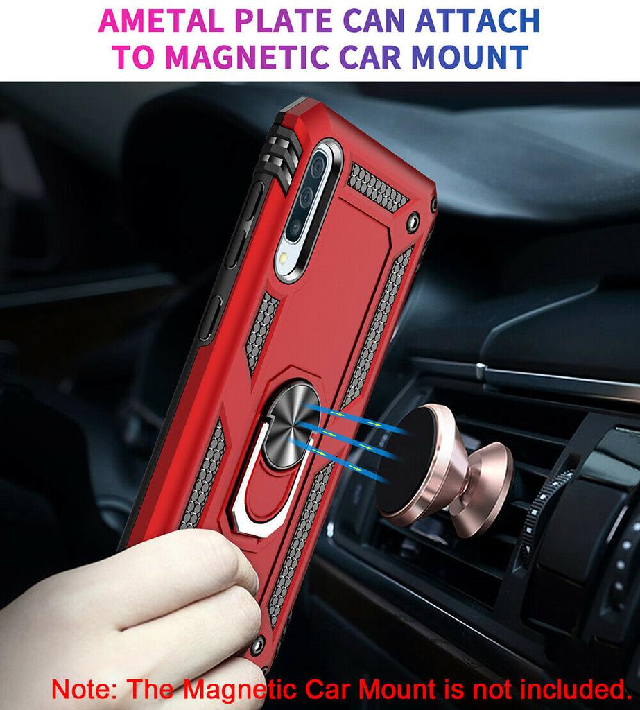 Armadura a prueba de golpes de silicona anillo de Metal funda para Huawei P30 Pro P20 Lite Y5 Y6 Y7 Pro P Smart 2019 Honor 8A 10 Lite Nova 3e 4e