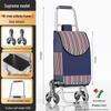 Lightweight Folding Shopping Cart for Home, Travel & Stairs - Portable Trolley for Elderly