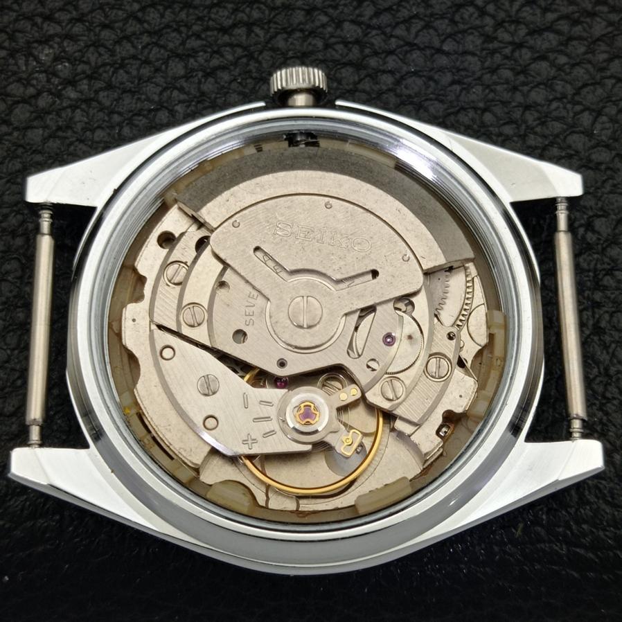 REFURBISHED SEIKO 5 6309A AUTOMATIC JAPAN MENS BLACK DIAL WATCH A427285-2