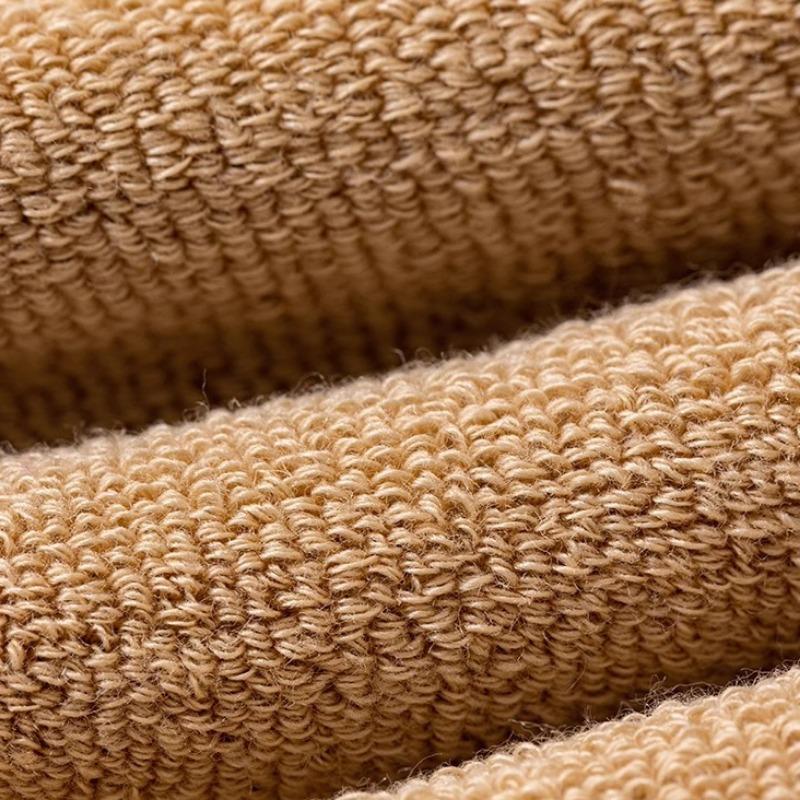 Women's Mid-tube Socks Autumn and Winter Long Socks Terry Socks Winter Plus Velvet Thick Warm Cotton Socks