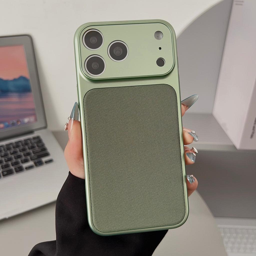Tech Woven Pattern Magnetic Case For iPhone Air 17 16 15 14 13 12 11 Pro Max For Magsafe Instantly Change 17 Phone Cover