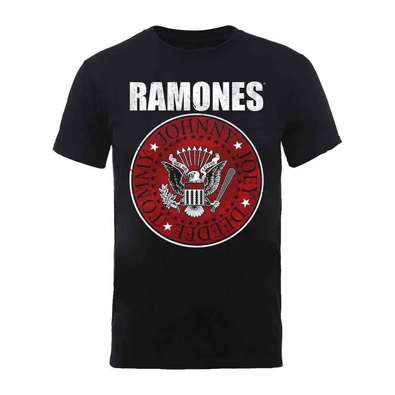2026 Summer The Ramones Legendary American Punk Band Rock Music Print Shortsleeved Tshirt Suitable For Both Unisex And Unisex Top