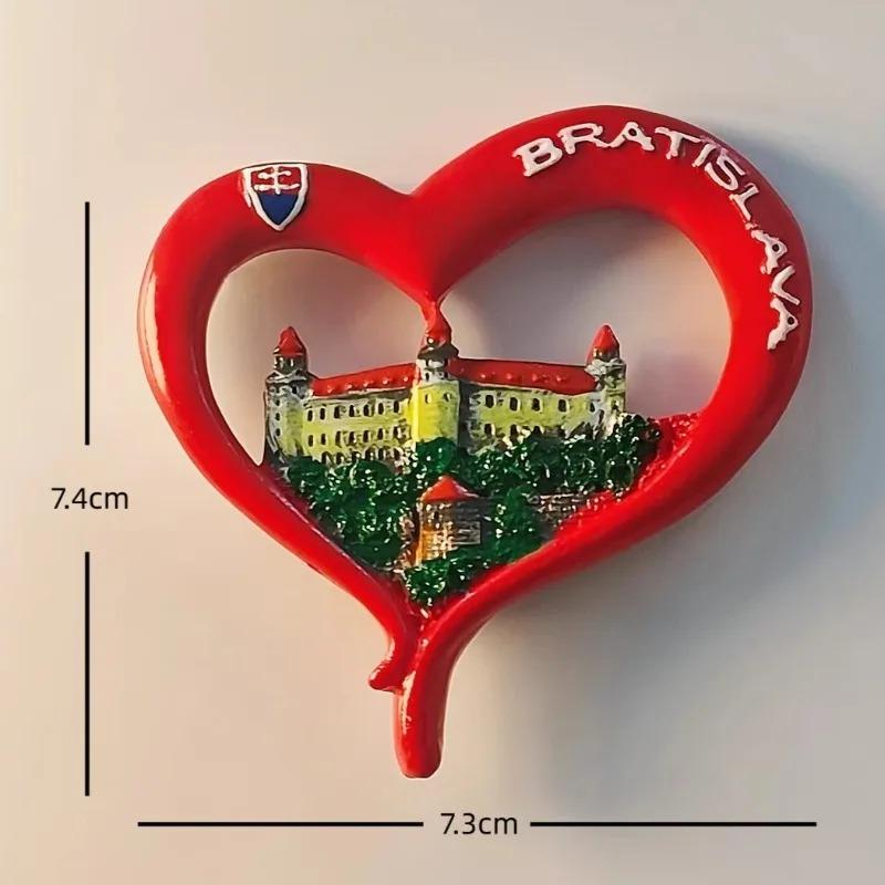 The Slovak Republic Fridge Magnets Bratislava Travel Souvenirs Slovakia Fridge Stickers Birthday Gifts Home Decoration