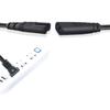 IEC320 C8 2-Pin Stecker auf 2xC7 Buchse Y-Split Stromkabel C8 auf 2 C7 IEC320 2-Pin Figur 8 Stecker auf 2 Buchsenkabel