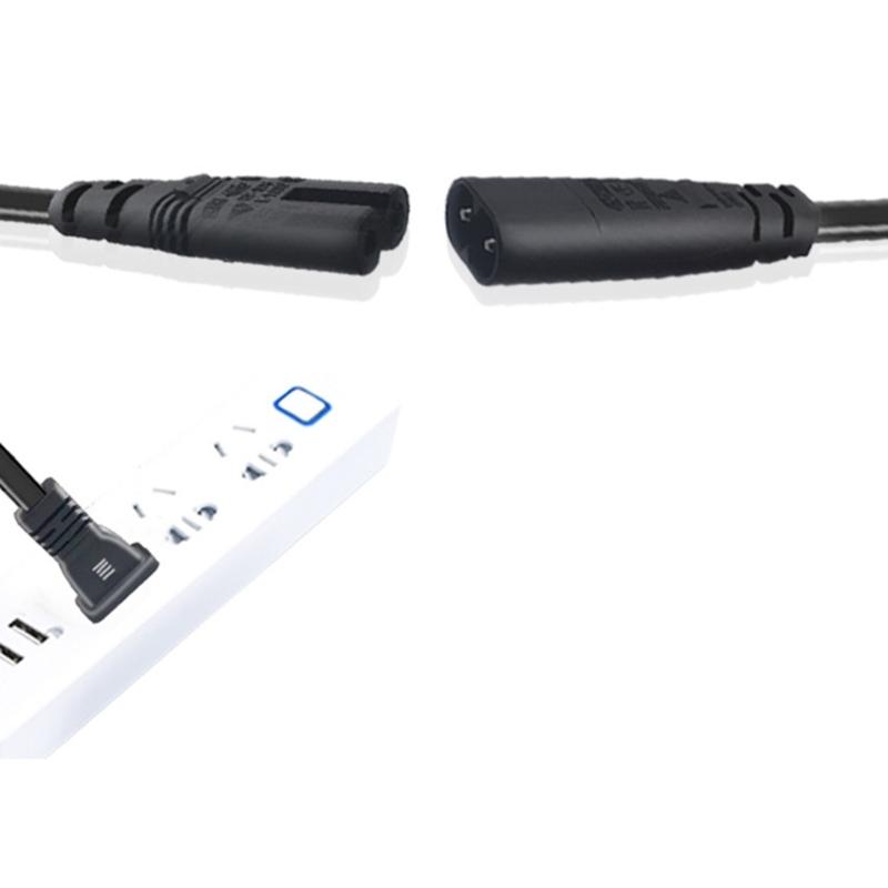 IEC320 C8 2-Pin Stecker auf 2xC7 Buchse Y-Split Stromkabel C8 auf 2 C7 IEC320 2-Pin Figur 8 Stecker auf 2 Buchsenkabel