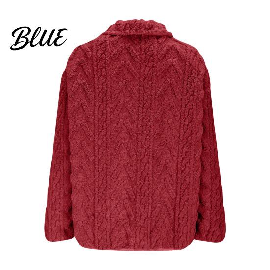Winter Coat for Women Fleece Jacket Stand Collar Zip Up Sherpa Autumn Fuzzy Long Sleeve Fall Casual Outerwear with Pockets Soft Comfortable