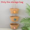 Multipurpose Foldable Cotton Hanging Basket For Bedroom Organizing
