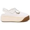 UGG Ez-Duzzit Fabric Fashion Series Comfortable Casual Shoes Women Shoes White 1167500-WHT