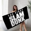 Basketball Anime S-Slum D-Dunk Beach Towel Colorful Bath Towels For Girl Microfiber Quick Dry Sand Beach Yoga Gym Pool