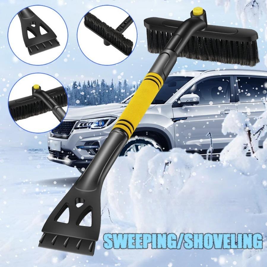 Family Car Snow Plow Tool Snow Brush Defrost Deicing Shovel Multi-purpose Snow Plow Car 3-in-1 Snow Shovel