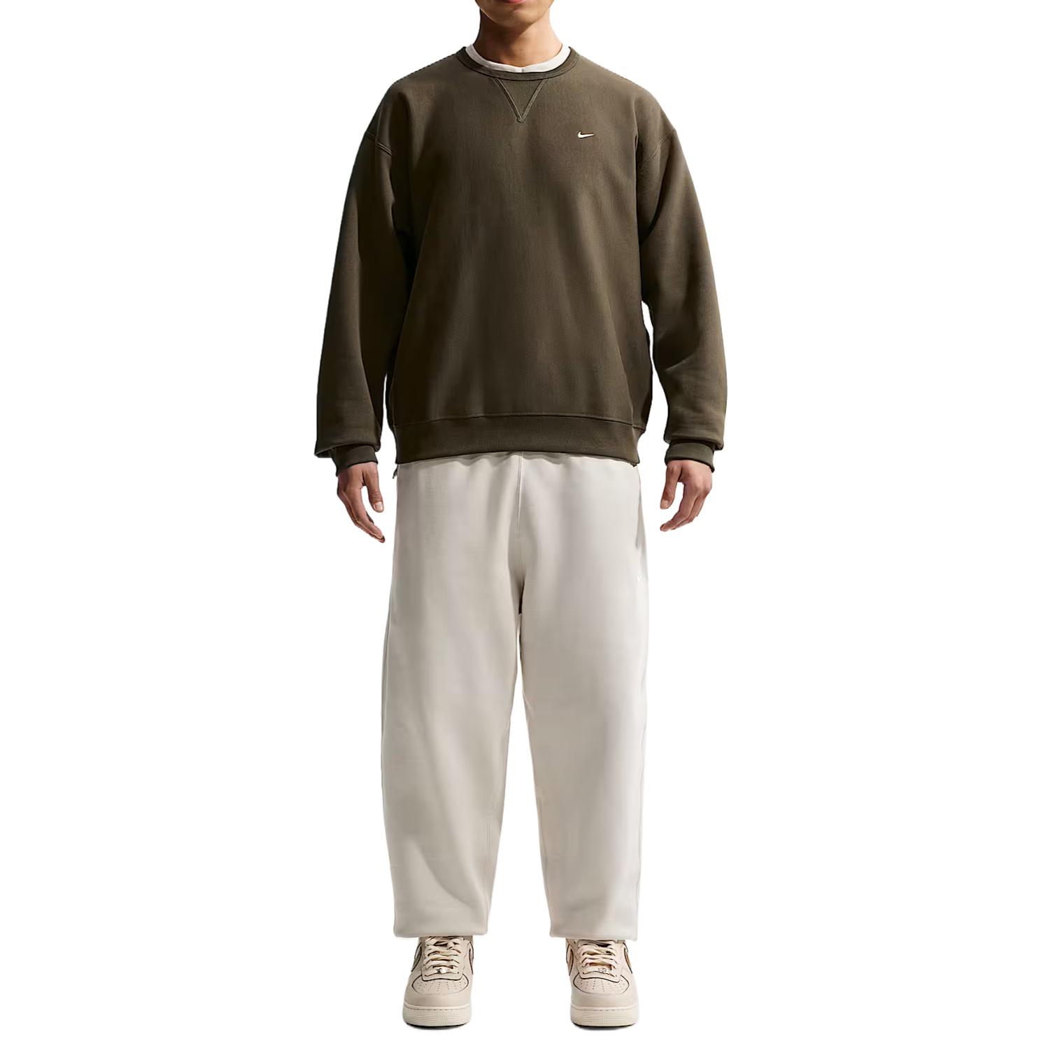 Nike Solo Swoosh Fleece Crewneck Sweatshirt Men tops HV1087-212 XS