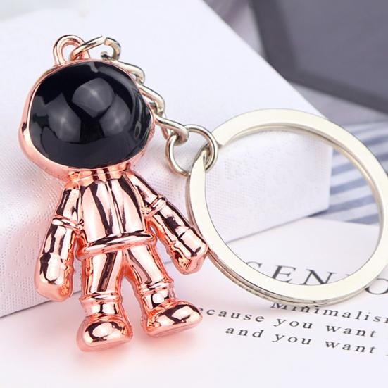 Ornamental Couple Chain Electroplating Multi-use Ornament Key