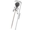 Viking Rose Hairpin: Trendy, Versatile Hair Accessory for Parties