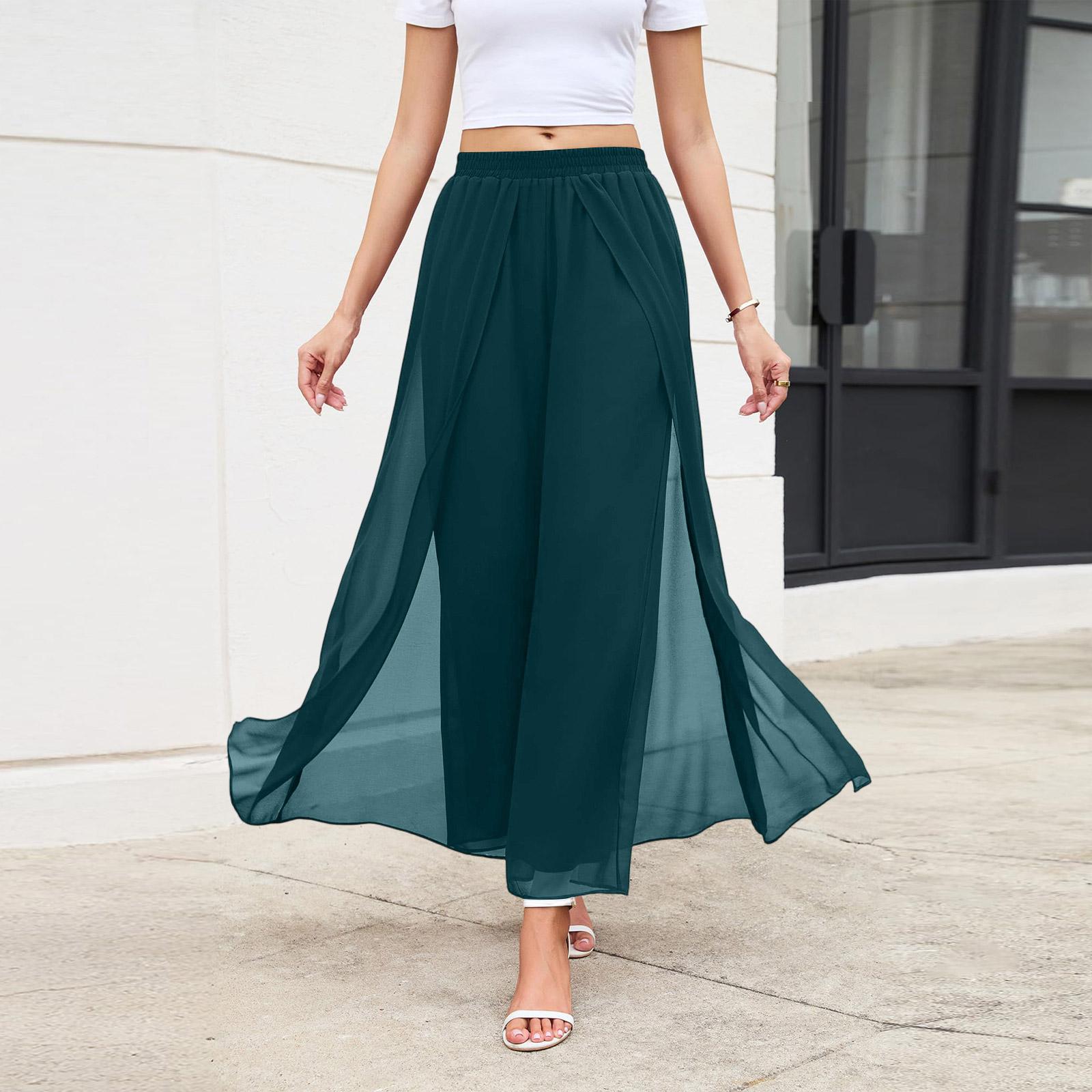 Women s Straight Pants Fashion Casual Pants Nine Point Harlan Pants L