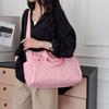 Korean Nylon Polka Dot Shoulder Bag Large Capacity Casual Fashion Travel Tote Bag Simple Crossbody Bags Lightweight Boston Bag