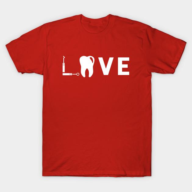 Unisex Fashion TShirt Love Dentist Print TShirt Plus Size XS-6XL T-Shirt 100%Cotton Tops O Neck Short Sleeve Tees