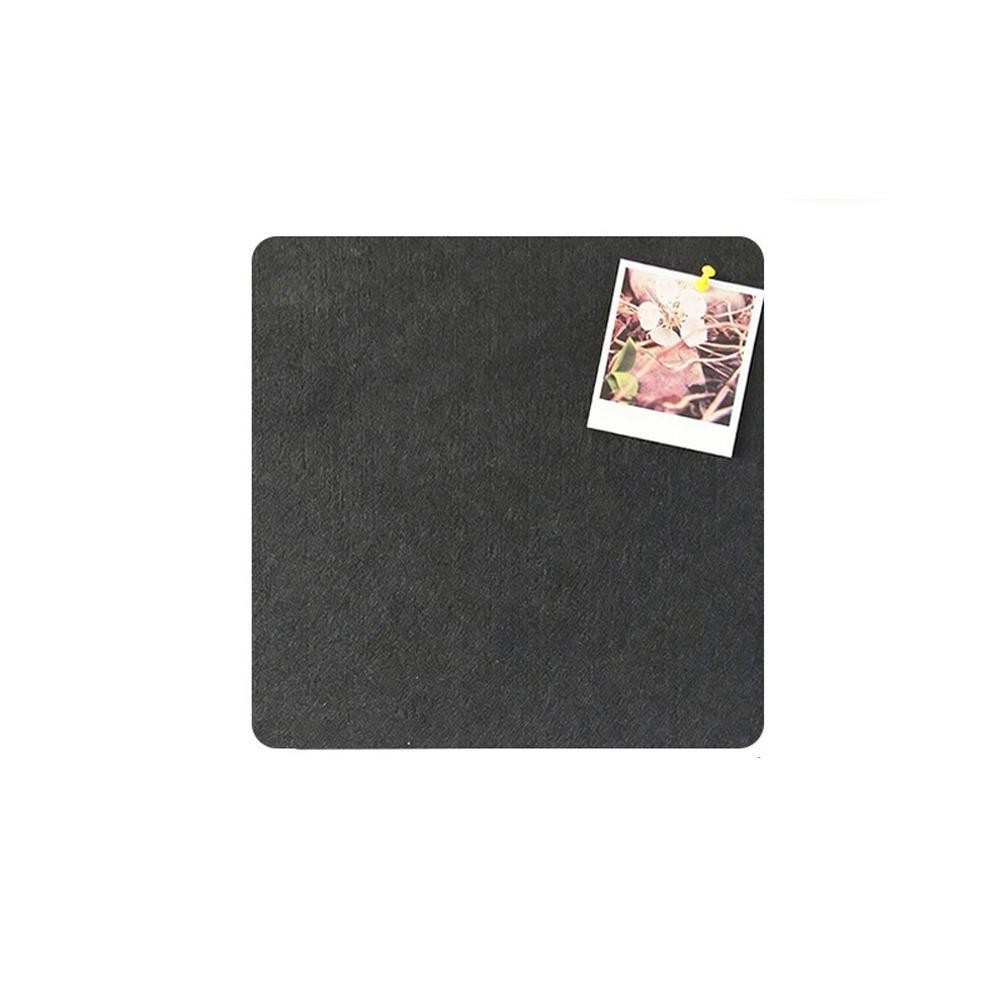 

Felt Bulletin Board 30*30cm No-drill Photo Wall Display Board Self-adhesive Photo Background Wall Sticker чорний