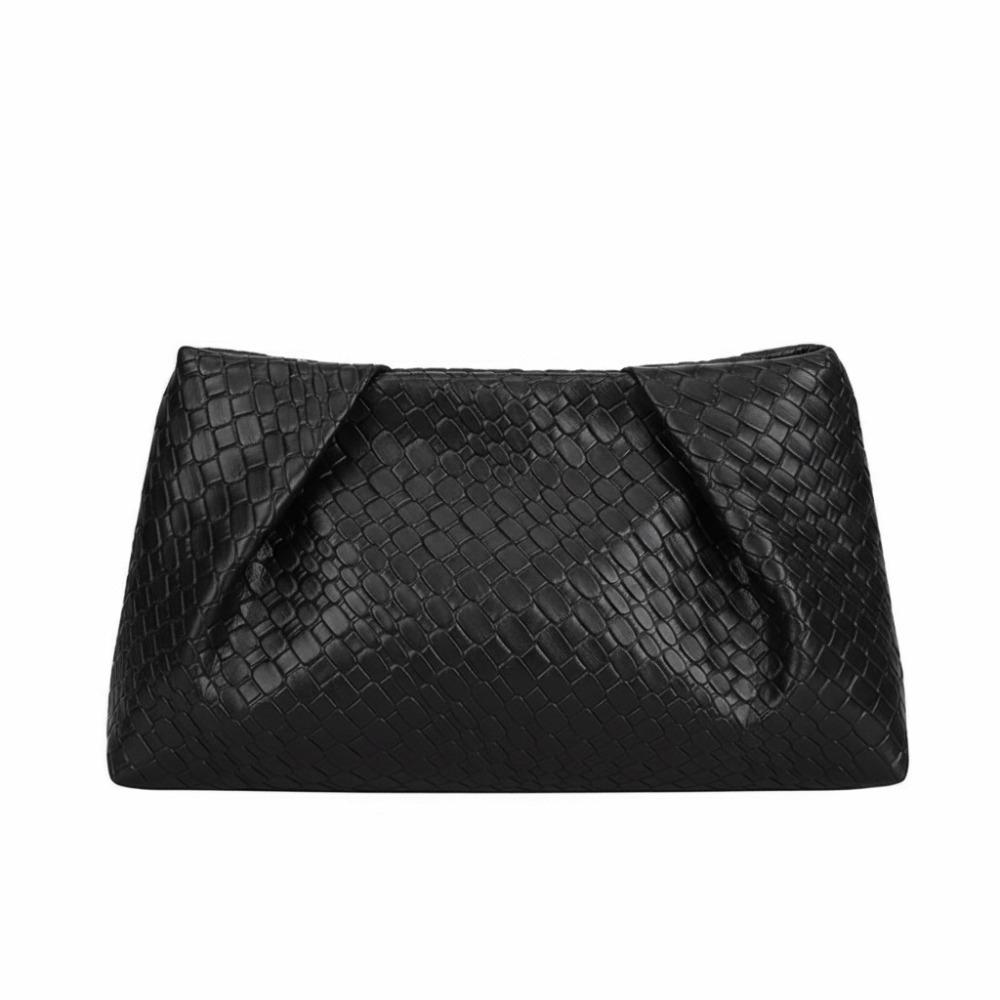 Borsa a clutch di alta gamma di grande capacità Borsa a tracolla leggera multifunzionale Stile retrò Design di lusso Borsa intrecciata Matrimoni