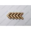 LTWFITTING Brass 1/4" OD 90 Degree Flare Union Elbow,Brass Flare Tube Fitting(Pack of 5)