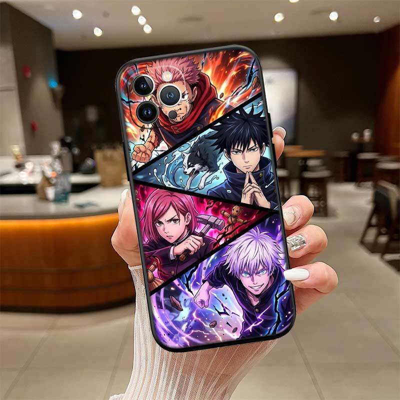 Anime Gojo Jujutsus Shockproof Phone Case for Redmi Note 8 8T 9 9A 9C 9T 9S 10 11 11S 10C 10X 10A 10T Pro Max Plus Prime