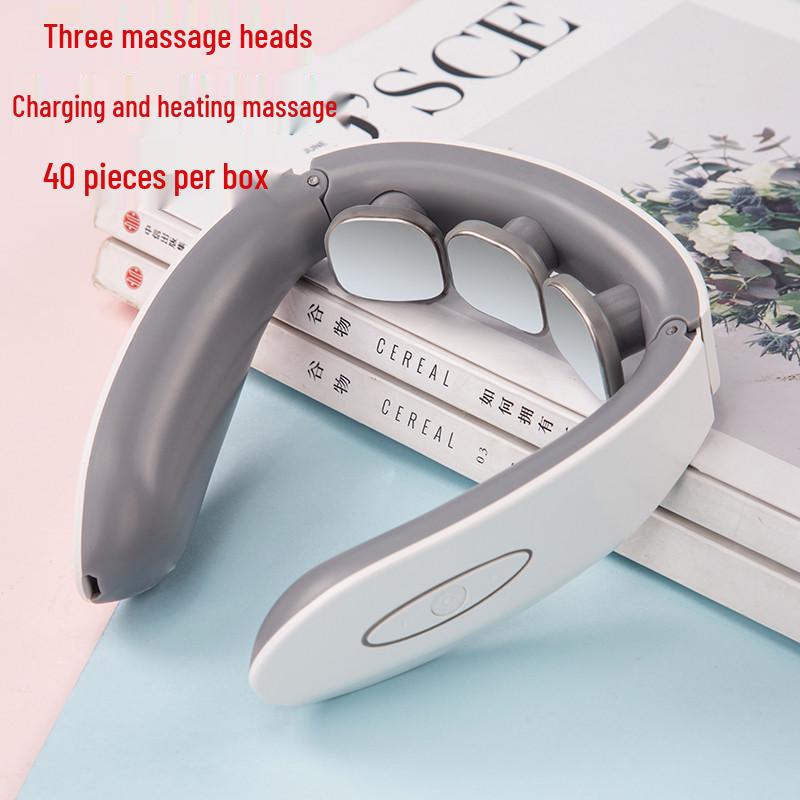 Multifunctional 4-Head Neck and Cervical Spine Heating Massage Instrument