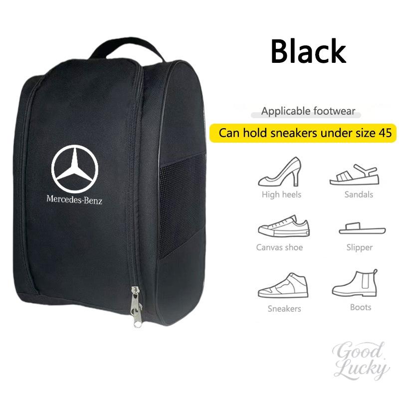 AQ132Borsa da Viaggio con Chiusura a Zip per Scarpe da Ginnastica da Esterno per Uscita Auto Per Mercedes Benz CLK GLC W212 C200 C300 W203 W169 W176 GLC