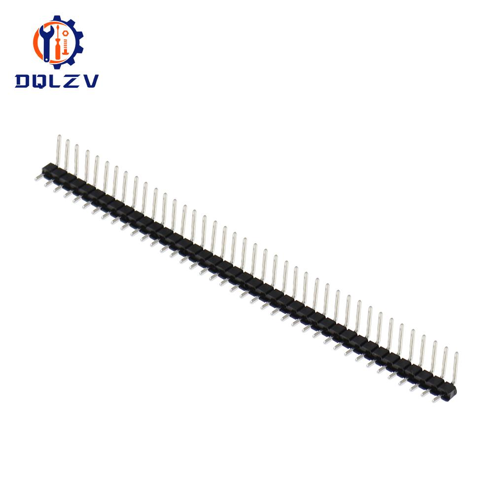 1X40Pin 2.54MM Right Angle Single Row Pin Header Male 90 degrees Needle Connector
