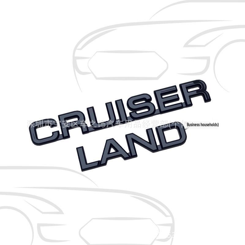 3D LAND CRUISER Heck- und Seitenlogo-Aufkleber für Auto-Modifikation