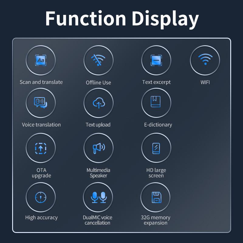 Offline Translation For Teacher Student Dictionary English Intelligent Scanning Point Reading 123 Languages Translator Pen