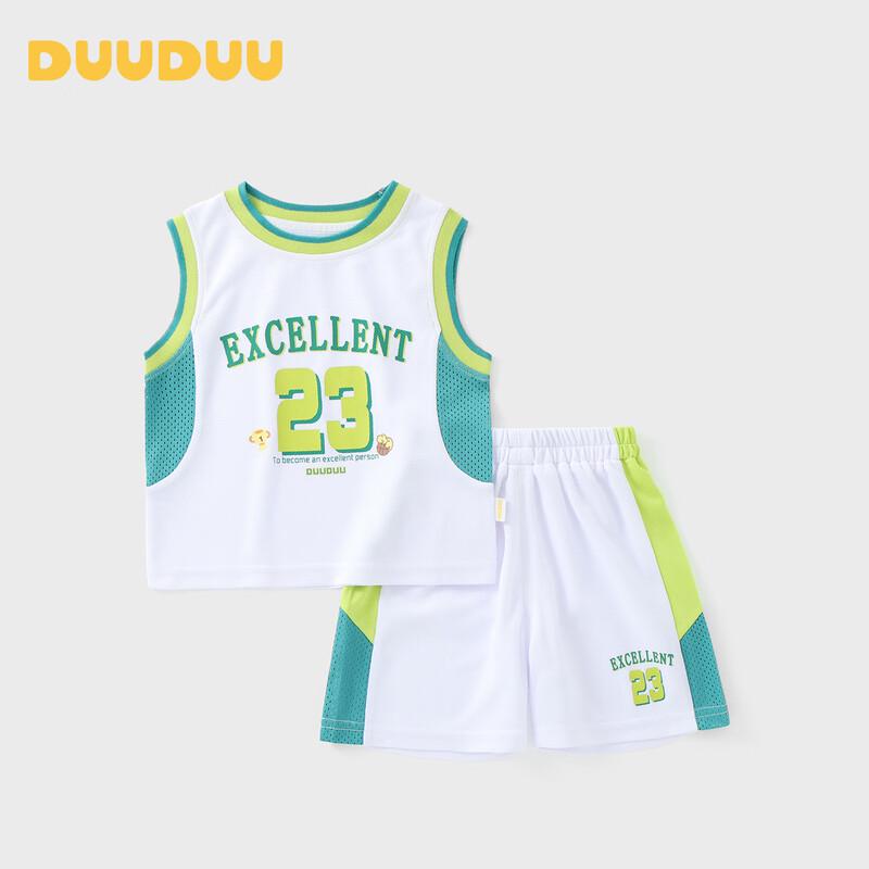 DUUDUU Kids Summer Basketball Uniform Set 110