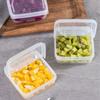 3PCS PP Sliced Cheese Container Flip Lid Cheese Food Container Cheese Storage Box  For Refrigerator