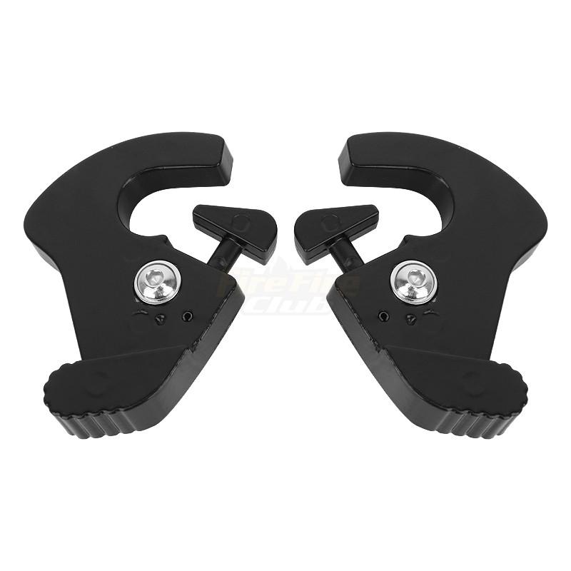 Motorrad Rückenlehne Abnehmbare Rotary Sissy Bar Gepäck Racks Latch Verriegelungen Clips Kit Für Harley Electra Road Street Glide