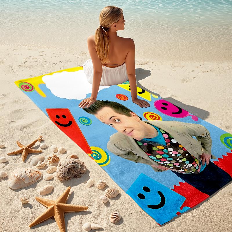 1Pc Blue'S Clues Adventure Beach Towel Microfiber Beach Towel Thin Absorbent For Beach Swimming Yoga Bath Sports 0917258