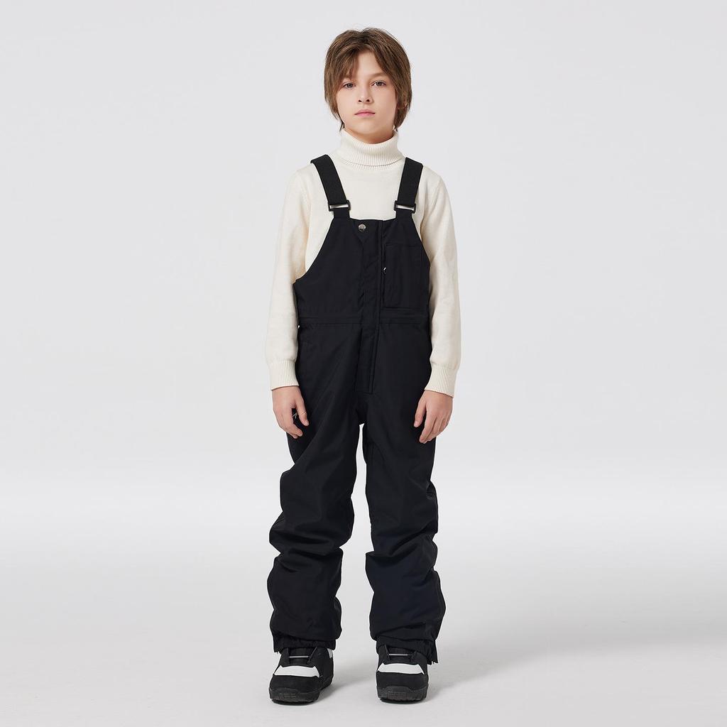 Kids' Winter Ski & Snowboard Bib Pants - Warm, Thick, and Snowproof