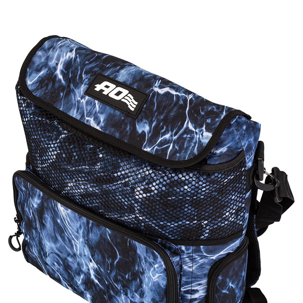 AO Coolers Cooler Bag 18 Backpack Soft Cooler AOELBFBP Bluefin Backpack Cooler Bluefin Backpack Soft Cooler Bag Outdoor [Used]