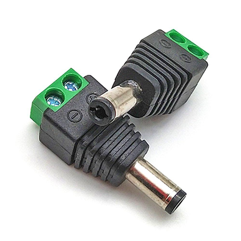 10ks 2,1 * 5,5 mm DC napájecí adaptér 12V Samec samičí zásuvka Odolný konektor Jack