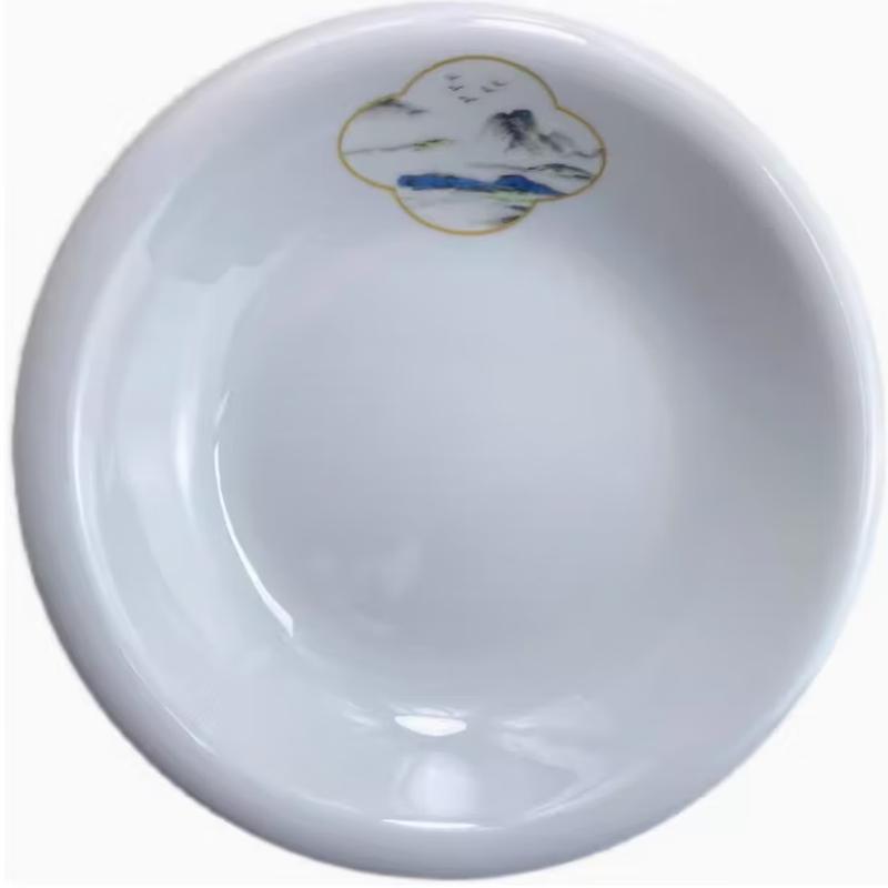 Керамическая суповая тарелка Taishun Green Mountains & Waters, 11 дюймов