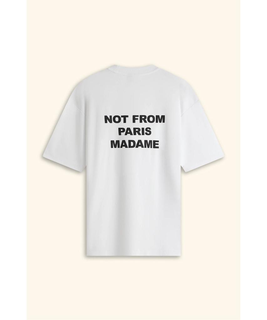 DROLE DE MONSIEUR Slogan T-Shirt D0Tcs26001Whx