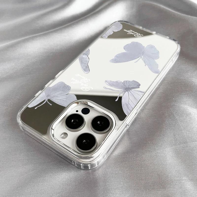 Temperament Butterfly for IPhone16Promax Mobile Phone Case 14plus New Style 12pro Fashion 11 Creative
