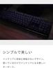 style mechanical keyboard blue axis JIS standard 109 keys USB wired Japanese keyboard HKW.Typewriter (black)