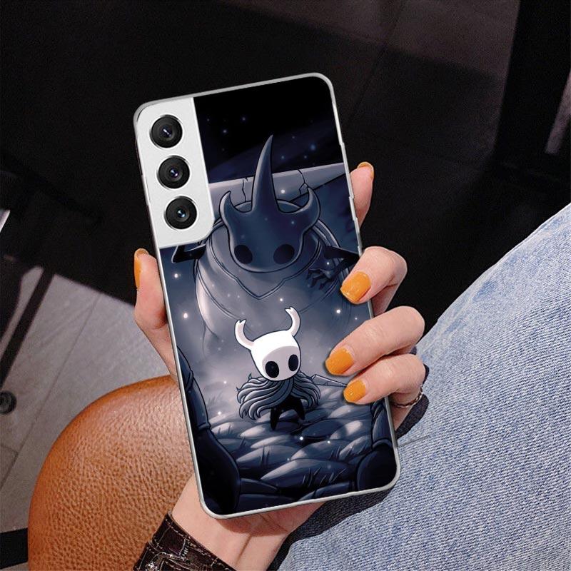 Hollow Knight Cartoon Phone Case For Samsung Galaxy S24 S25 Edge S26 Ultra S23 S22 S21 Plus S20 FE + Personalized Print Cover Ga